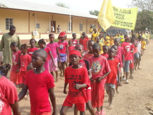 School Parade at Sahn Malen - Sierra Leone