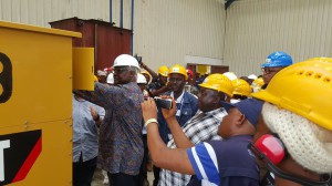 PRESIDENT KOROMA COMMISSIONS SOCFIN PRODUCTION MILL