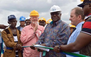 Official opening of the Mill by President Koroma