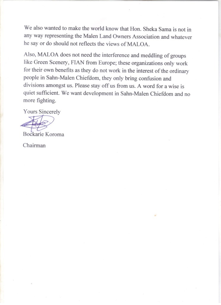 MALOA Statement 2